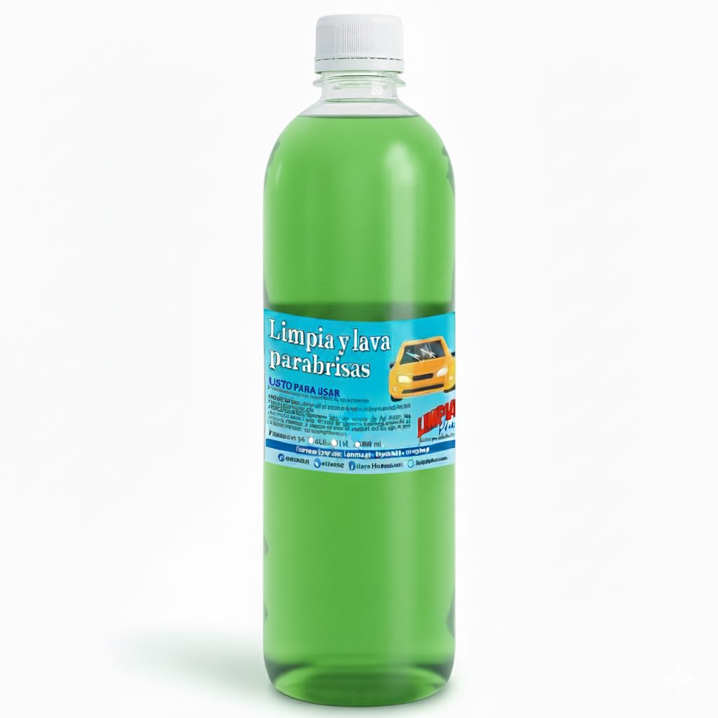 Limpia y lava parabrisas x  500 c.c.